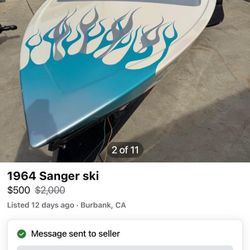 1964 Sanger Ski Hull