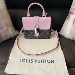 Louis Vuitton Monogram Pink Top Handle Bag