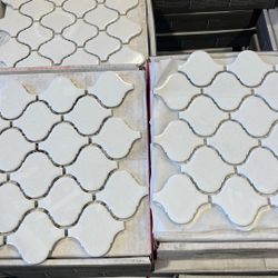 White Mosaic Tiles