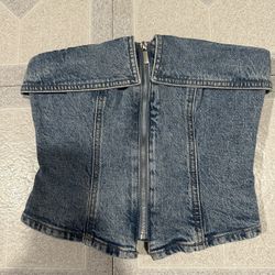 Denim Corset 