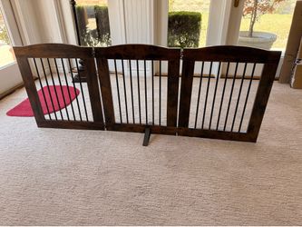 Free wood dog gate