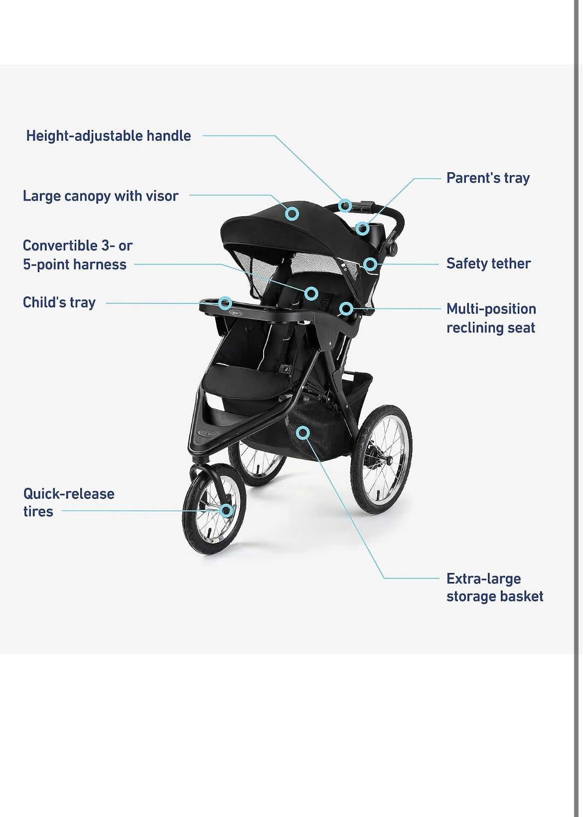 Graco® Trax™ Jogger Travel System, Tyler