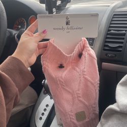 Pink cat sweater 
