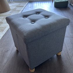 Humble Crew storage ottoman- Gray