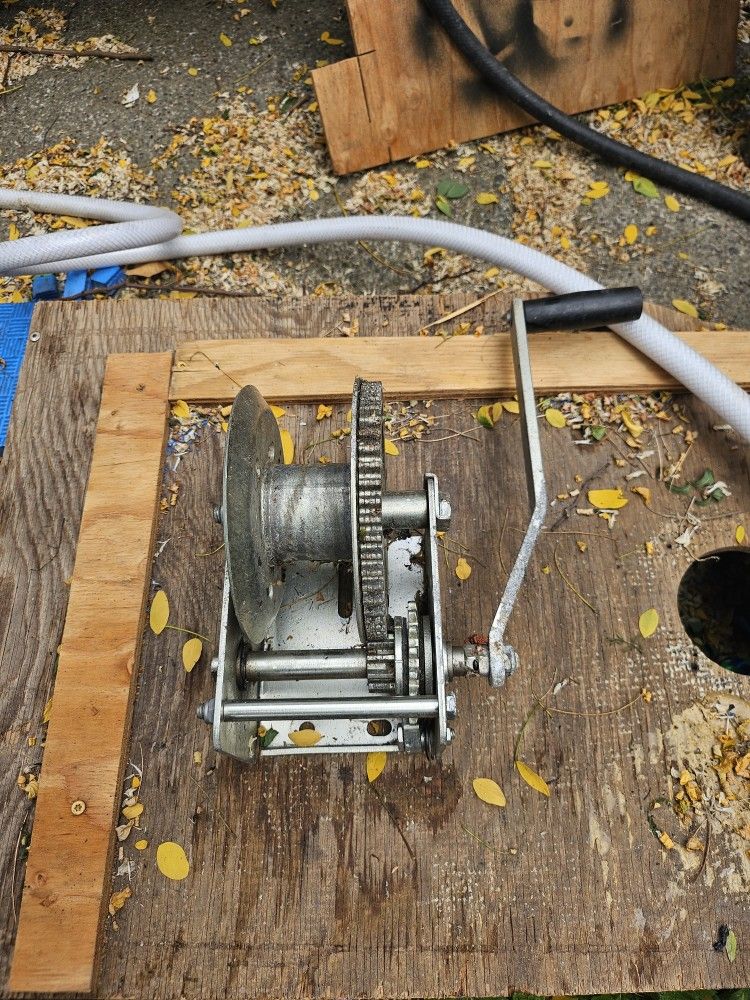 Great Shape Boat Trailer Brake Winch Fulton