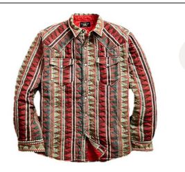 Men’s Western style shirt jacket