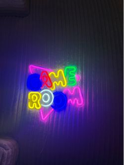 LED light “game room”