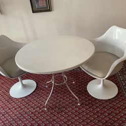 Table And 2 Chairs. 