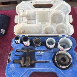 Hole Saw 1/2 Lenox And 1/2 Milwaukee 6 Blades 2 Pilots 25 Dls 