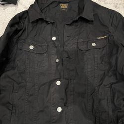Civilianaire Black Japanese Denim Jacket