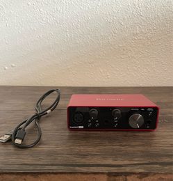 Focusrite Scarlett solo 3 gen usb audio interface