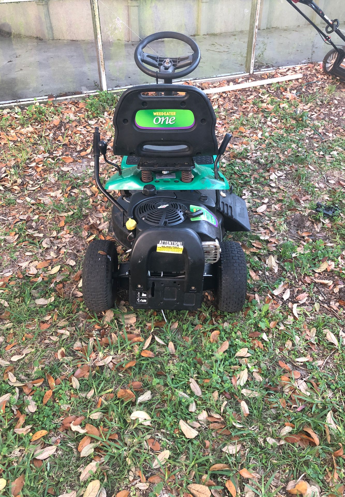 Weed eater one riding mower for Sale in Polk City, FL OfferUp