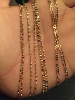 Gold plated necklaces