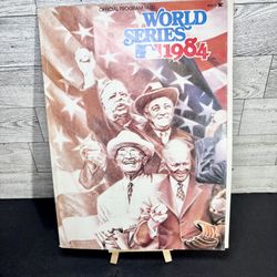 1984 MLB World Series program, Detroit Tigers vs San Diego Padres