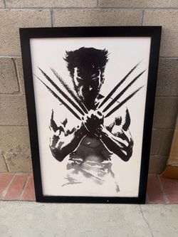 Wolverines picture frame