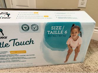 Amazon Brand- Mama Bear Gentle Touch Baby Diapers, Size 6, 108 Count (4 Packs of 27), Hypoallergenic
