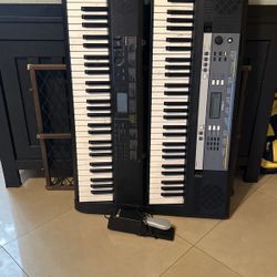 Yamaha And Casio Keyboards + Sustain Pedal