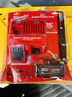 Milwaukee M18 18-Volt Lithium-Ion XC Starter Kit with One 5.0Ah Battery and Charger