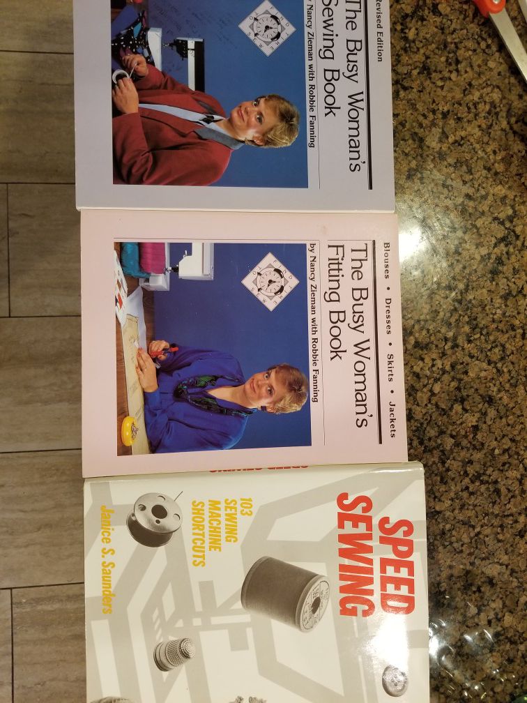 3 Sewing books