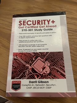 SECURITY+ Get Certified Get Ahead SYO-501 Study Guide