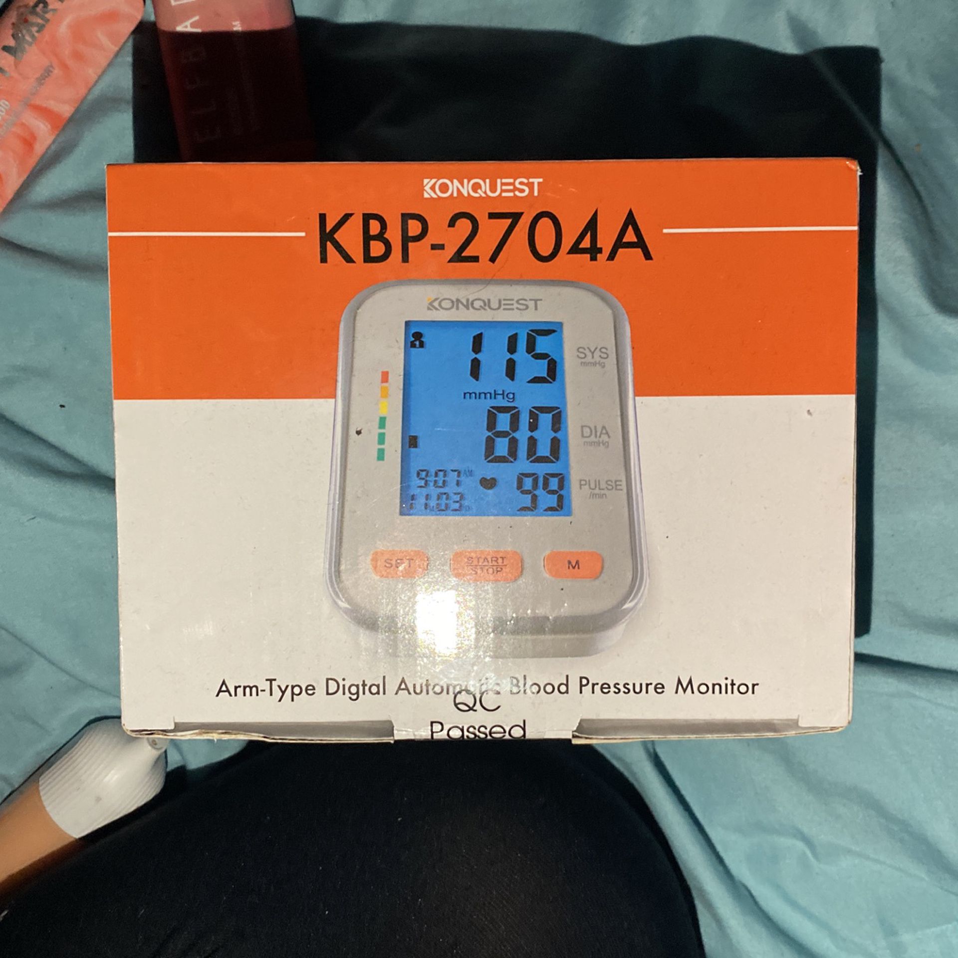 konquest KBP-2704A arm type digital automatic blood pressure monitor for  Sale in Revere, MA - OfferUp
