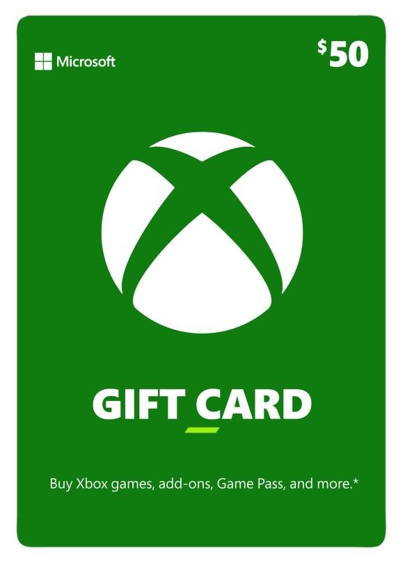 $50 XBOX GIFT CARD