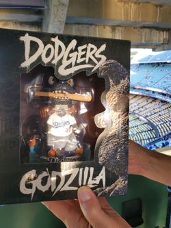 LA Dodgers Godzilla Bobblehead Figure