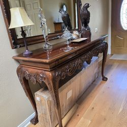 Beautiful Wood Entry Table
