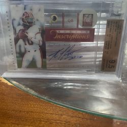 2012 ELITE RG3 Auto/RC Acetate Beckett 9.5 