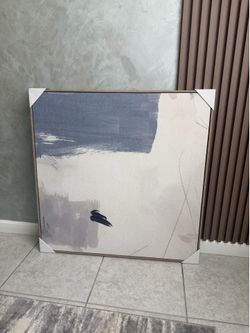 New - FRAMED PRINTED CANVAS 36 in x 36 in $40