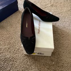Naturalizer Black Suede Heels
