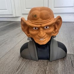Vintage Star Trek FERENGI 1993 Collector's Series Coin BANK Thinkway Toys