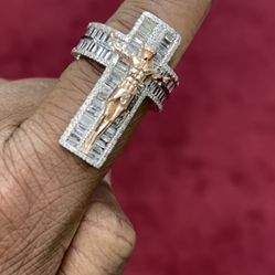 Diamond Cross Ring