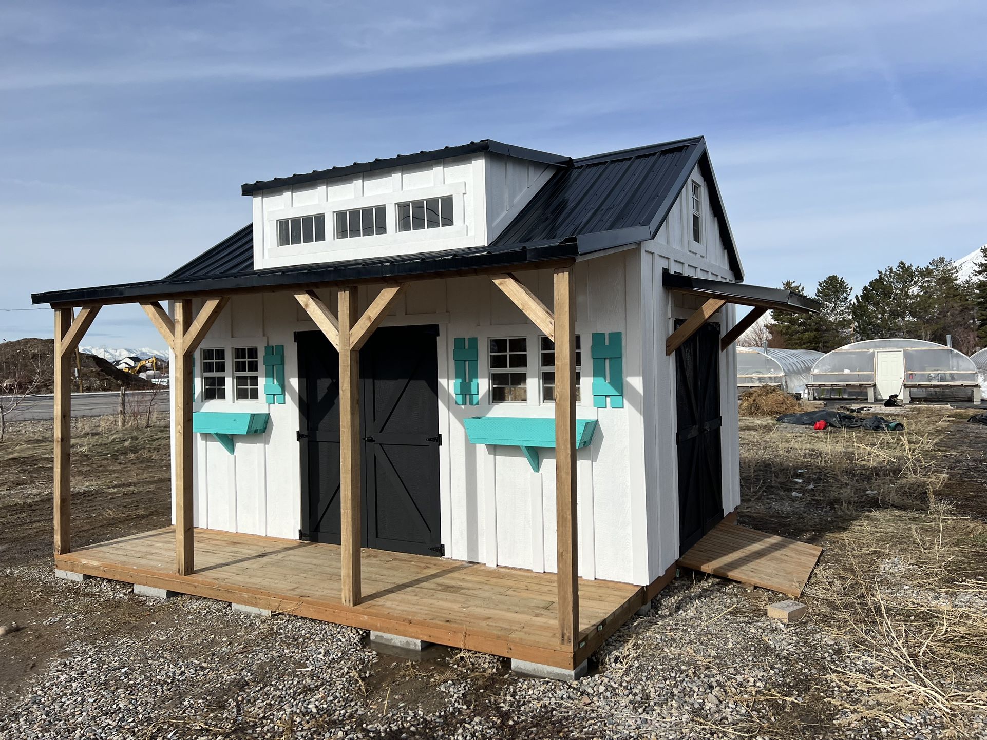 Beautiful Custom 10x10 Deluxe Backyard Storage Shed Tiny Home Huge Spring Sales