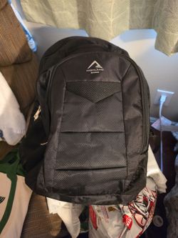 Highland Outdoor Black Backpack