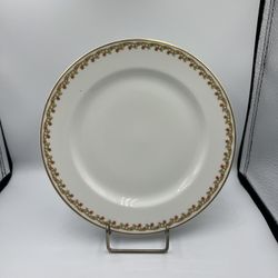 Haviland Limoges Schleiger 101A Salad plate, Delicate floral, motif, gold trim