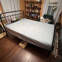 Queen Bed Frame + Free Bed