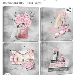 Wall Art Prints Pictures Pink Wall Decor