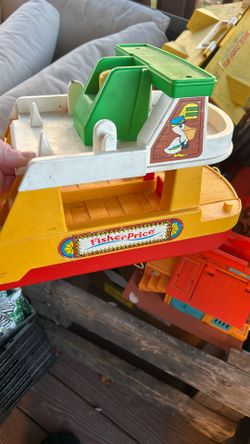 Fisher, Price School Yard Bus Farmhouse, Tugboat And A Few Other Ones