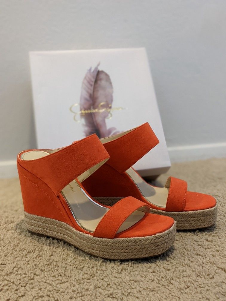 Jessica Simpson wedge heels