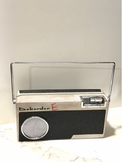 Vintage Dokorder PT-4K 6 Transistor Reel to Reel Tape Recorder Japan 1960s