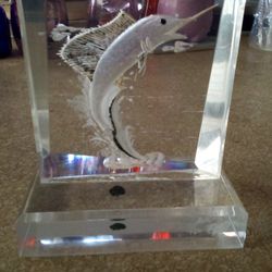 M.WALD DESIGN ACRYLIC SCULPTURE 