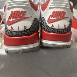 Jordan 3 Fire Red Size 9 Used $150 