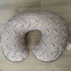 Boppy Luxe Feeding and Infant Support Pillow, Sand Zebra
