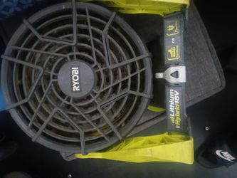Ryobi fan and battery charger(no battery)