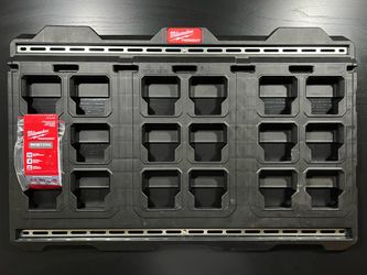 Milwaukee 20 in. x 30.75 in. Wall Plate in Black