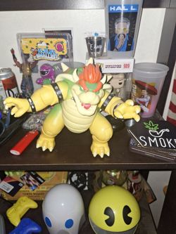 Bowser light up action figure