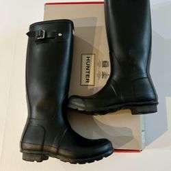 Hunter Original Tall Boots Black Size 7