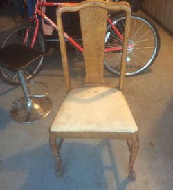 Antique oak chair