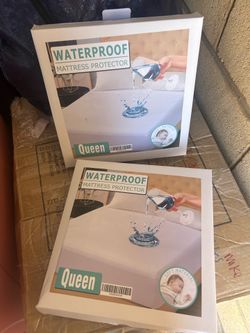 Unopened Queen size waterproof mattress covers